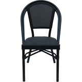 Bistro Teslin Chair Aluminium Black |  Zf3006 Cblack