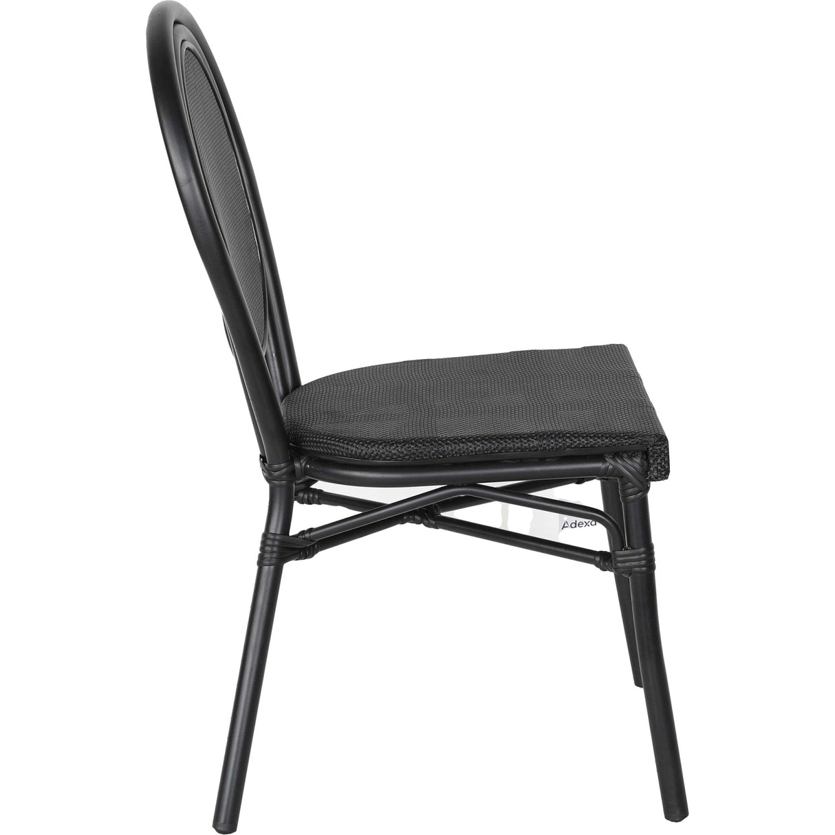 Bistro Teslin Chair Aluminium Black |  Zf3007 Cblack