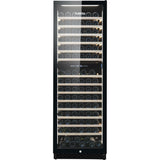 Commercial Dual Zone Wine Cooler 450 Litres 188 Bottles Glass Door 14 Shelves 598x680x1818mm| Zsb450