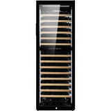 Commercial Dual Zone Wine Cooler 450 Litres 188 Bottles Glass Door 14 Shelves 598x701x1772mm| Zsb459