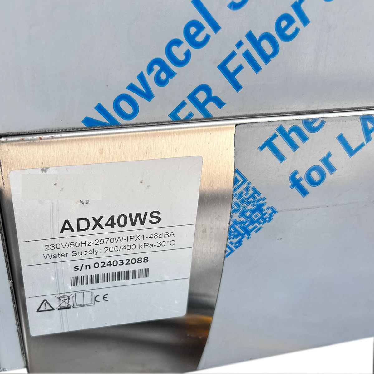 B Grade Glasswasher 40cm Basket 30 Baskets/Hour Built In Water Softener Drain Pump Detergent Dosing