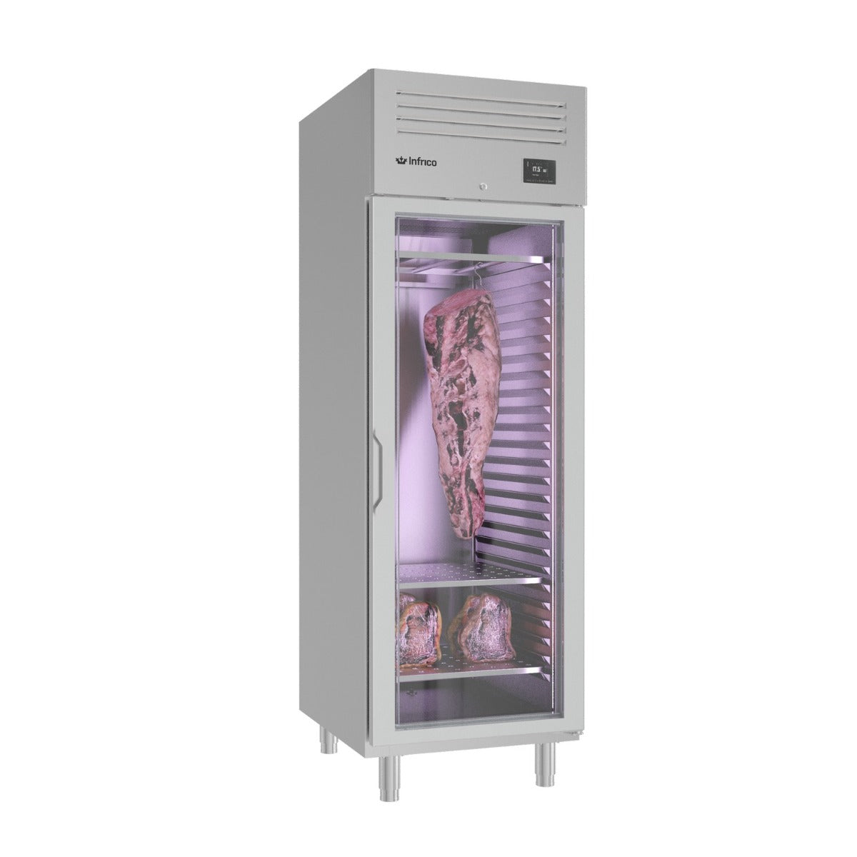 Stainless Steel With Glass Door Meat Ager