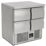 Compact Four Drawer Counter Refrigerator