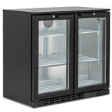Graded 02135 Low Height Double Hinged Glass Door Bottle Cooler