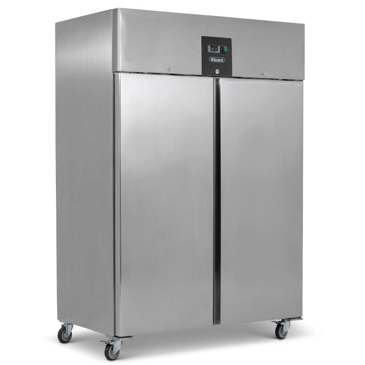 GRADED-00838-BF2SS DOUBLE DOOR VENTILATED GN2/1 SS FREEZER 1300L