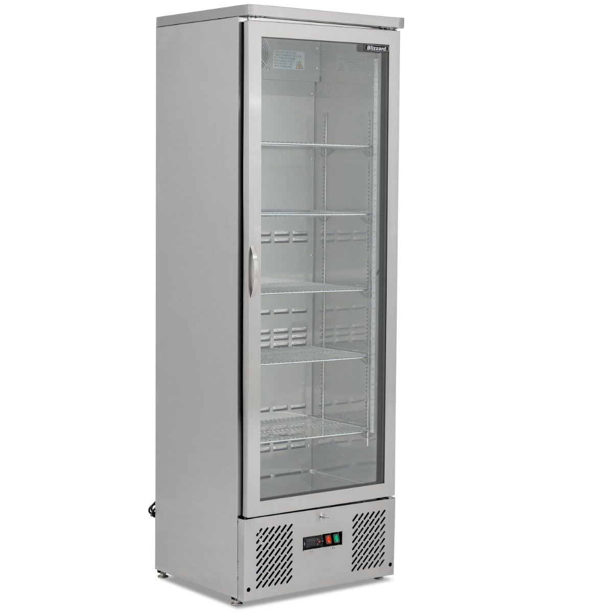 Upright Single Hinged Glass Door Bottle Cooler