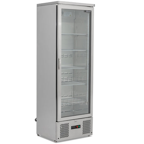 Graded 02213 Upright Single Hinged Glass Door Bottle Cooler – image 2