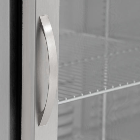 Graded 02213 Upright Single Hinged Glass Door Bottle Cooler – image 6