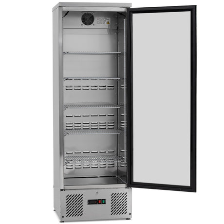 Graded 02213 Upright Single Hinged Glass Door Bottle Cooler – image 4