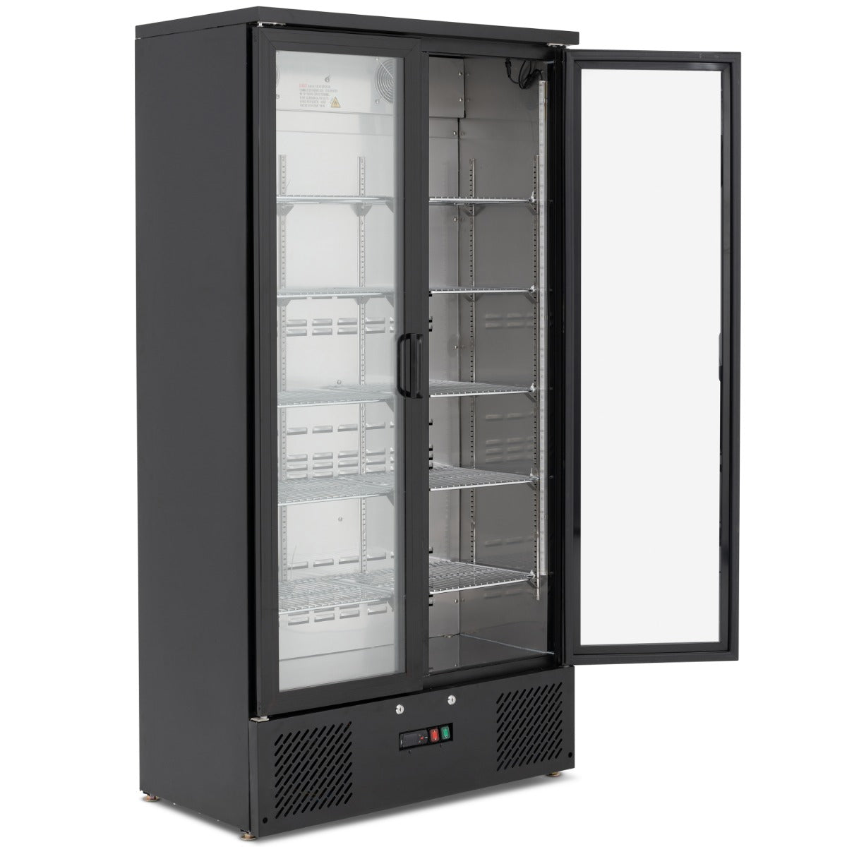 Upright Double Hinged Glass Door Bottle Cooler