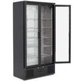 Graded Grade B Upright Double Hinged Glass Door Bottle Cooler