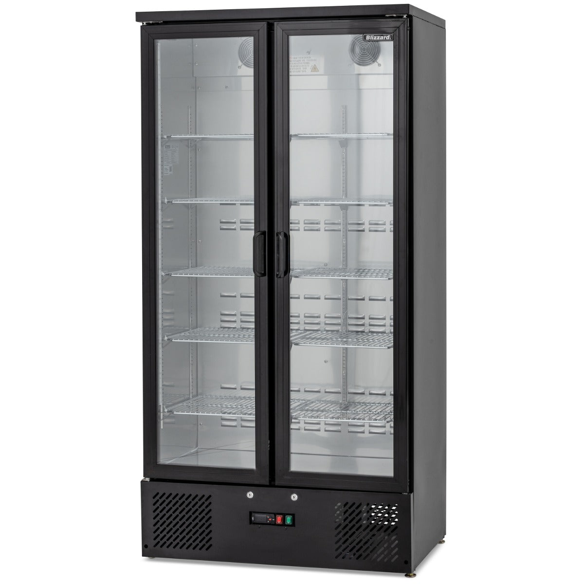 Upright Double Hinged Glass Door Bottle Cooler