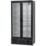 Upright Double Hinged Glass Door Bottle Cooler