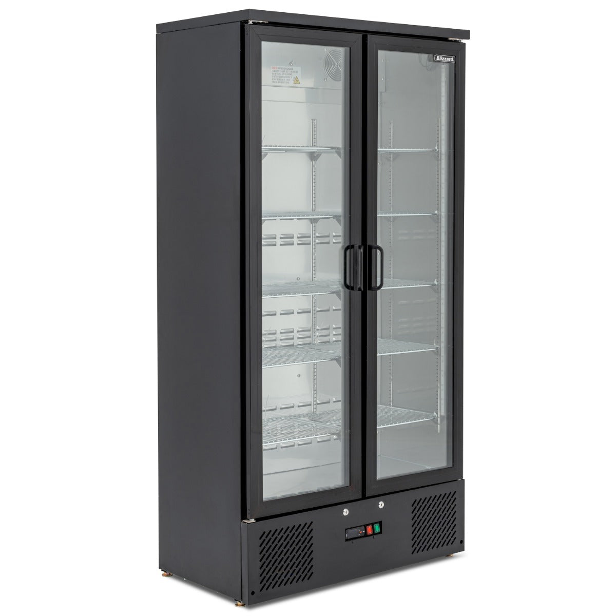 Graded Grade B Upright Double Hinged Glass Door Bottle Cooler