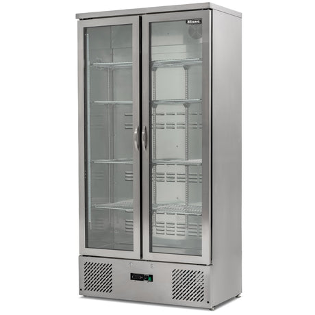 Graded 02217 Upright Double Hinged Glass Door Bottle Cooler – image 3