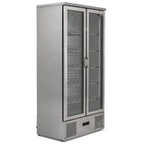 Upright Double Hinged Glass Door Bottle Cooler (Wine Shelves)