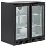 Graded 01078 Bar2 Double Hinged Glass Door Bottle Cooler