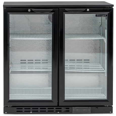 Graded 01078 Bar2 Double Hinged Glass Door Bottle Cooler – image 3