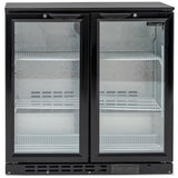 Graded 01176 Bar2 Double Hinged Glass Door Bottle Cooler