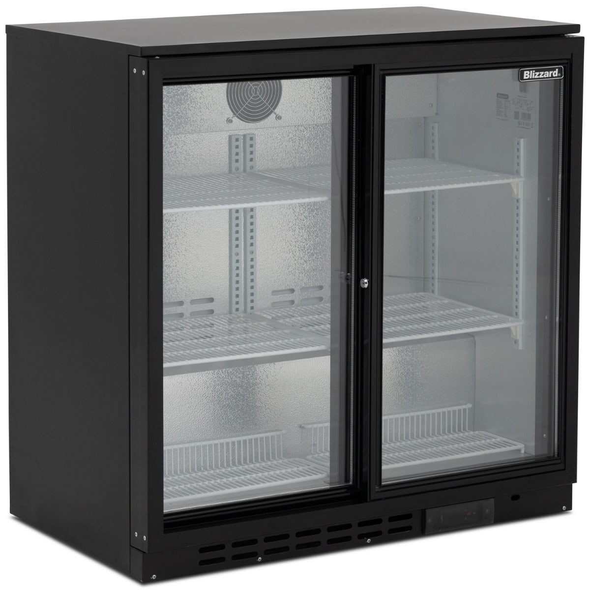 Graded 02110 Double Sliding Glass Door Bottle Cooler