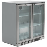 Graded 02109 Double Hinged Glass Door Bottle Cooler