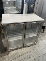 Double Hinged Glass Door Bottle Cooler