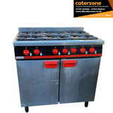 Bartlett Yeoman 6 Burner Gas Range Oven - Refurbished