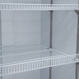 Graded 02244 Single Hinged Glass Door Merchandiser