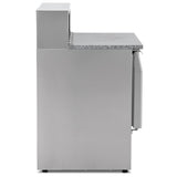 GRADXED-00940-BCC2PREPGRANITE 2 Door Compact Gastronorm Pizza Prep Counter 240L