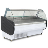 Graded 02148 2m Curved Glass Serve Over Counter