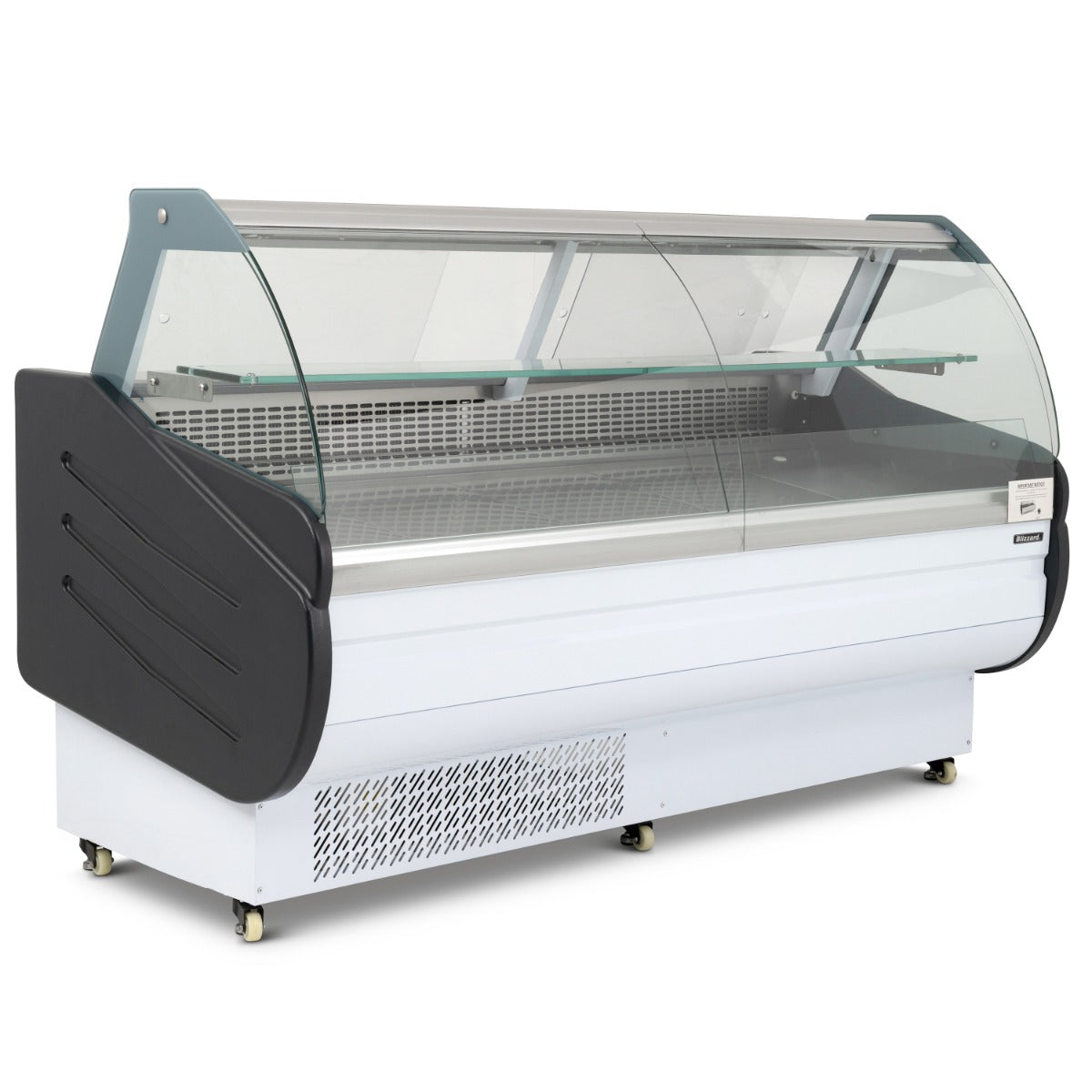 Graded 02182 2m Curved Glass Serve Over Counter