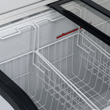 220 L Curved Glass Lid Freezer