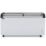 GRADED-00886-BDF62 Curved Glass Lid Freezer 620L