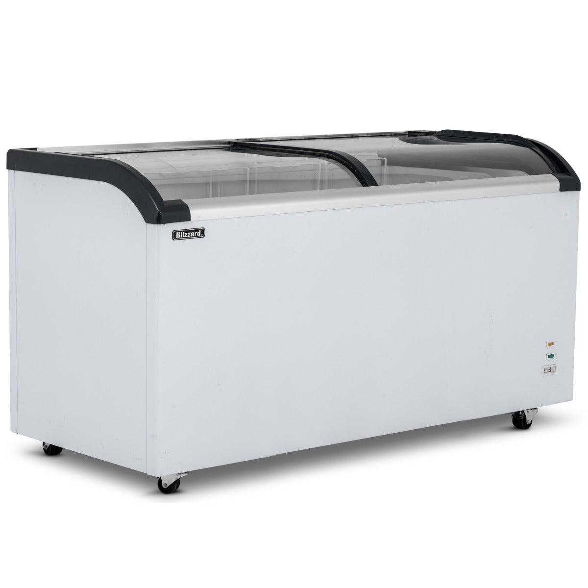 GRADED-00886-BDF62 Curved Glass Lid Freezer 620L