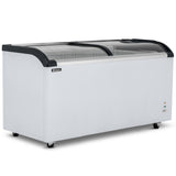 GRADED-00886-BDF62 Curved Glass Lid Freezer 620L