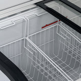 GRADED-00886-BDF62 Curved Glass Lid Freezer 620L