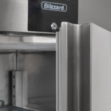 GRADED-00838-BF2SS DOUBLE DOOR VENTILATED GN2/1 SS FREEZER 1300L