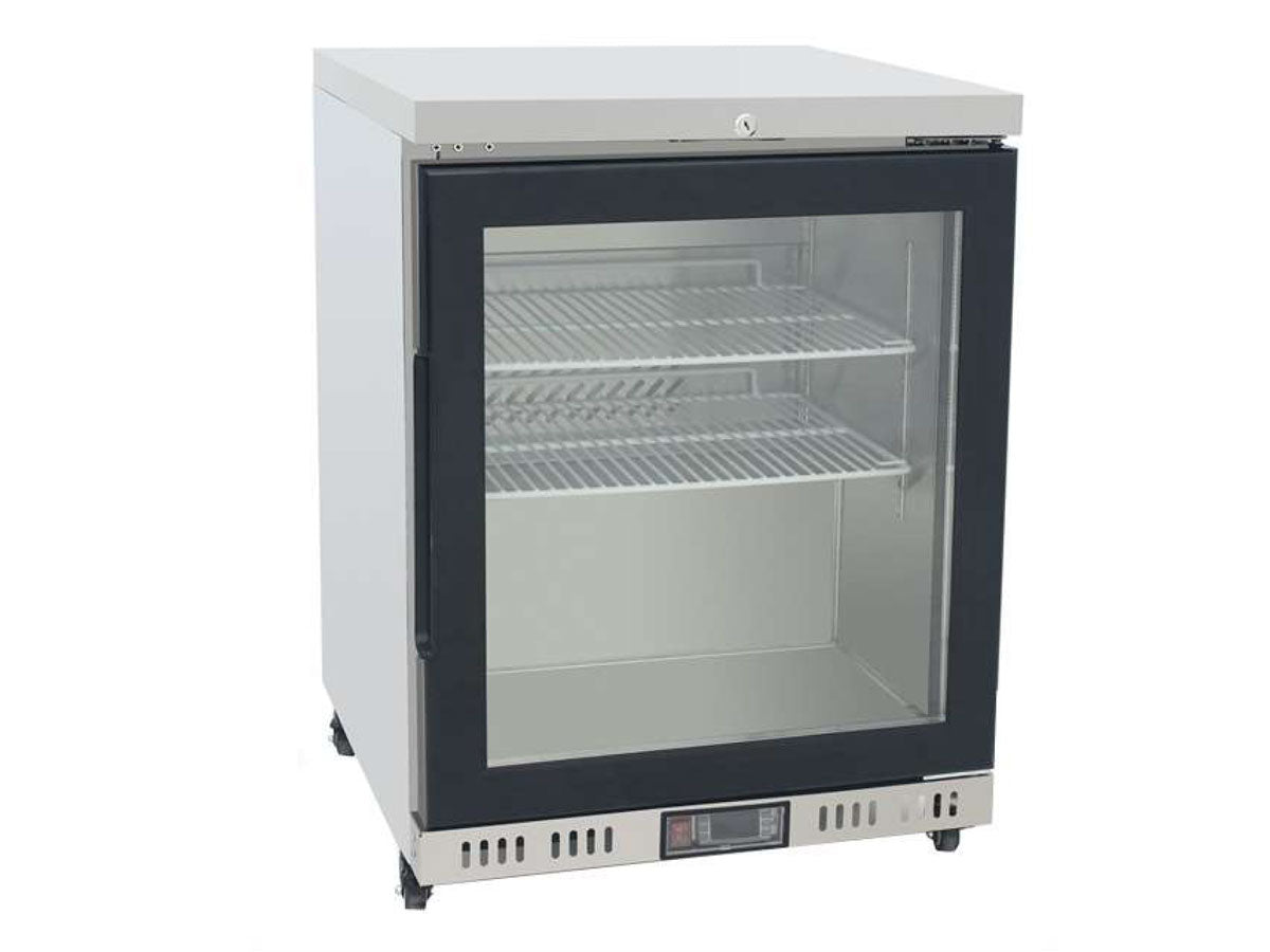 Atosa MBC24FG Single Glass Door Undercounter Freezer 145 Litres