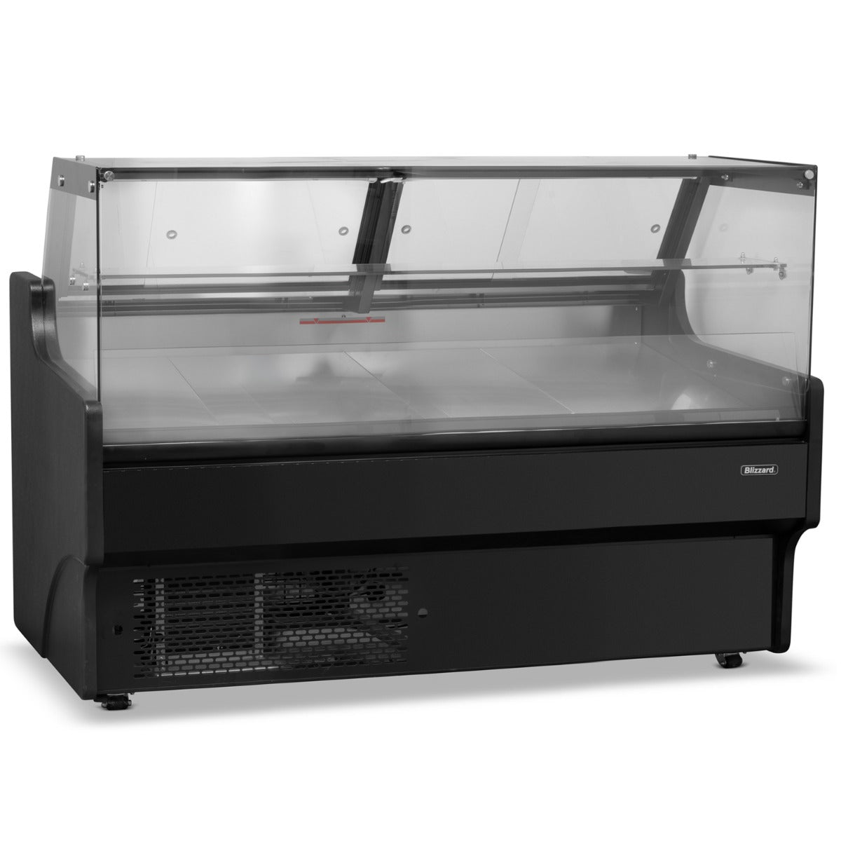 1.5m Flat Glass Serve Over Counter