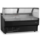 1.5m Flat Glass Serve Over Counter