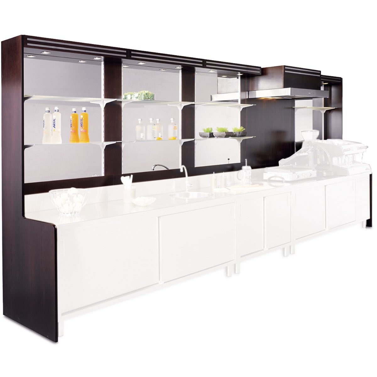 Back Bar Shelving And Display 1050mm Wide