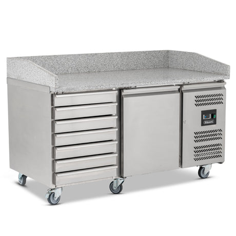 GRADED-00813-BPB1500-7N 1 Dr Pizza Prep Counter with Neutral drawers 390L – image 2
