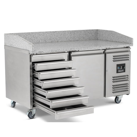 GRADED-00813-BPB1500-7N 1 Dr Pizza Prep Counter with Neutral drawers 390L – image 5