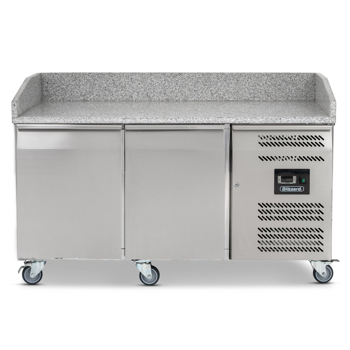 Graded 01012 Bpb1500 Double Hinged Door Pizza Prep Counter With Granite Worktop