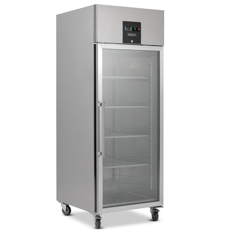 Graded 02167 Upright Single Hinged Glass Door Gastronorm Freezer