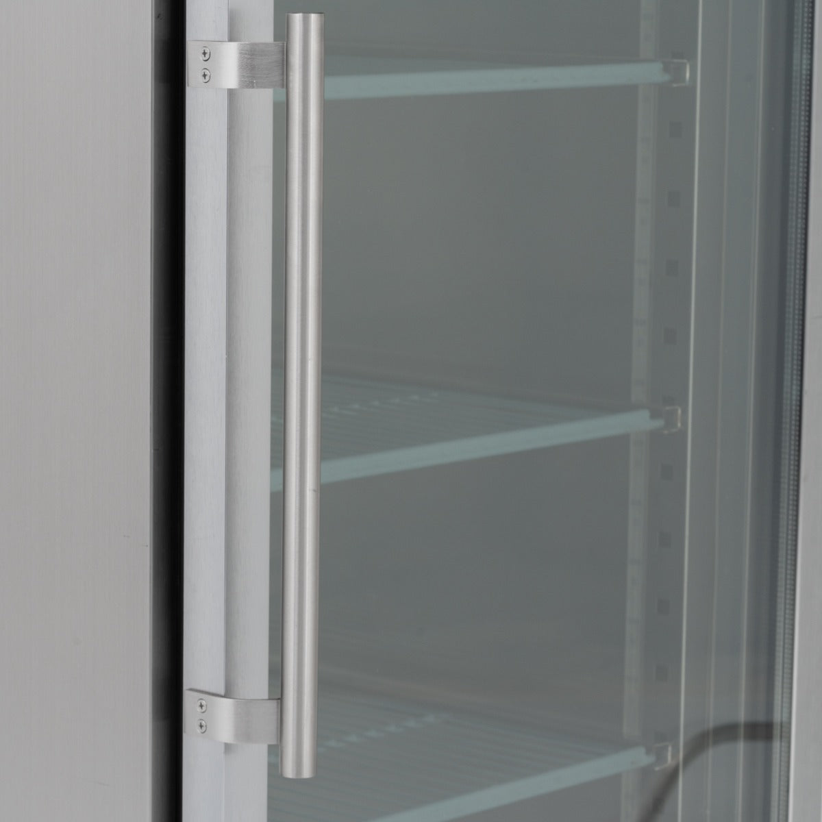 Upright Single Hinged Glass Door Gastronorm Freezer