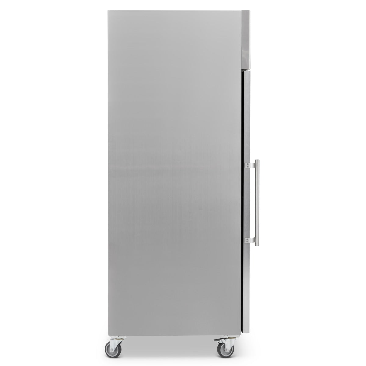 Upright Single Hinged Glass Door Gastronorm Freezer Refrigerator