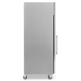 Upright Single Hinged Glass Door Gastronorm Freezer