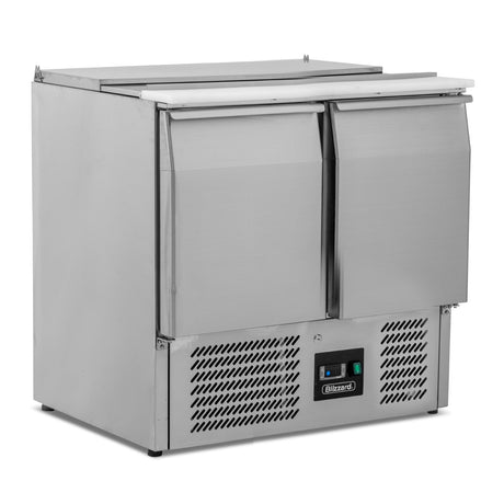 Graded 01046 Bsp2 Compact Double Door Refrigerated Saladette – image 2