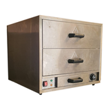 Refurbished Stainless Steel Bun Warmer – Dual Drawer with Thermostat Control